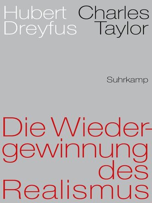 cover image of Die Wiedergewinnung des Realismus